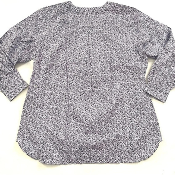 New Duluth Wrinkle Fighter Tunic Shirt Purple Floral - Picture 2 of 5